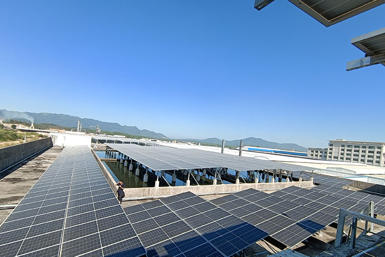 2.4MW Commercial Solar Power Plant in Guangdong, China